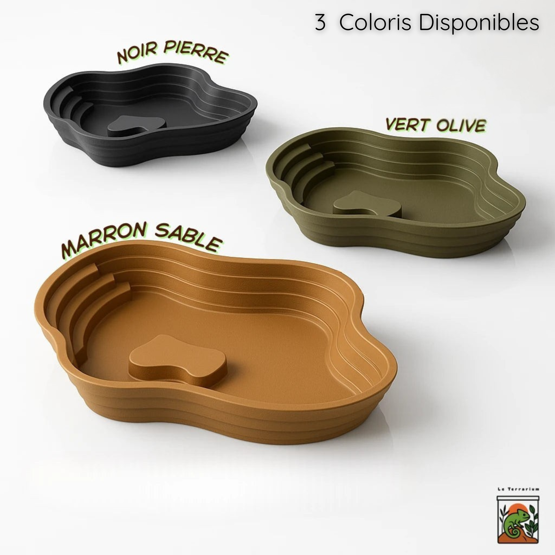 Bassin Solide pour Terrarium – Point d’Eau Naturel & Polyvalent 