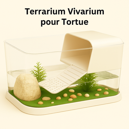 Terrarium pour Tortue – Vivarium Amphibie 