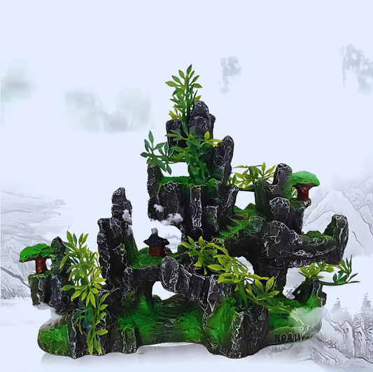Rocher Suspendu en Résine pour Terrarium – Décor Montagneux 