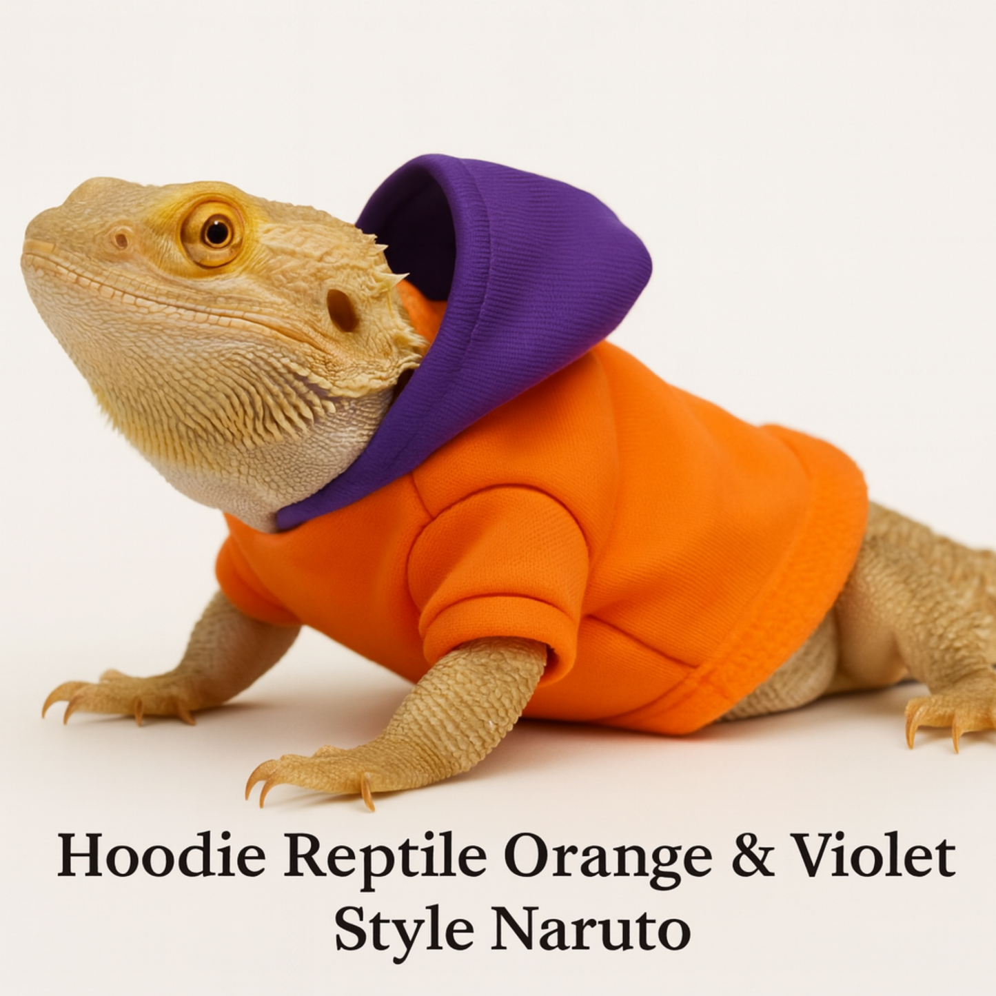 Hoodie en Flanelle pour Lézard 