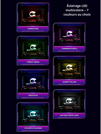 Terrarium en Verre Intelligent – Habitat Futuriste & Premium 