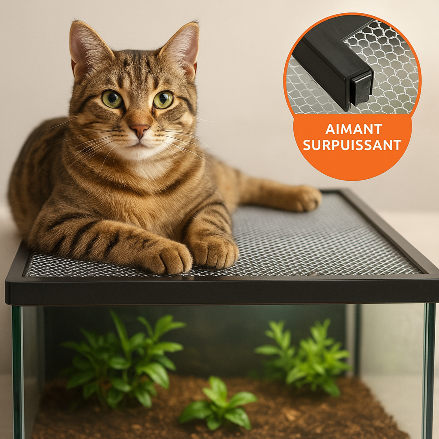 Couvercle pour Terrarium 