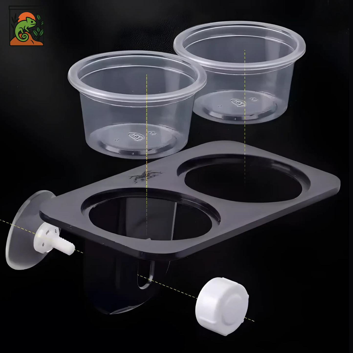 Bol de Nourriture pour Terrarium suspendu à ventouse 