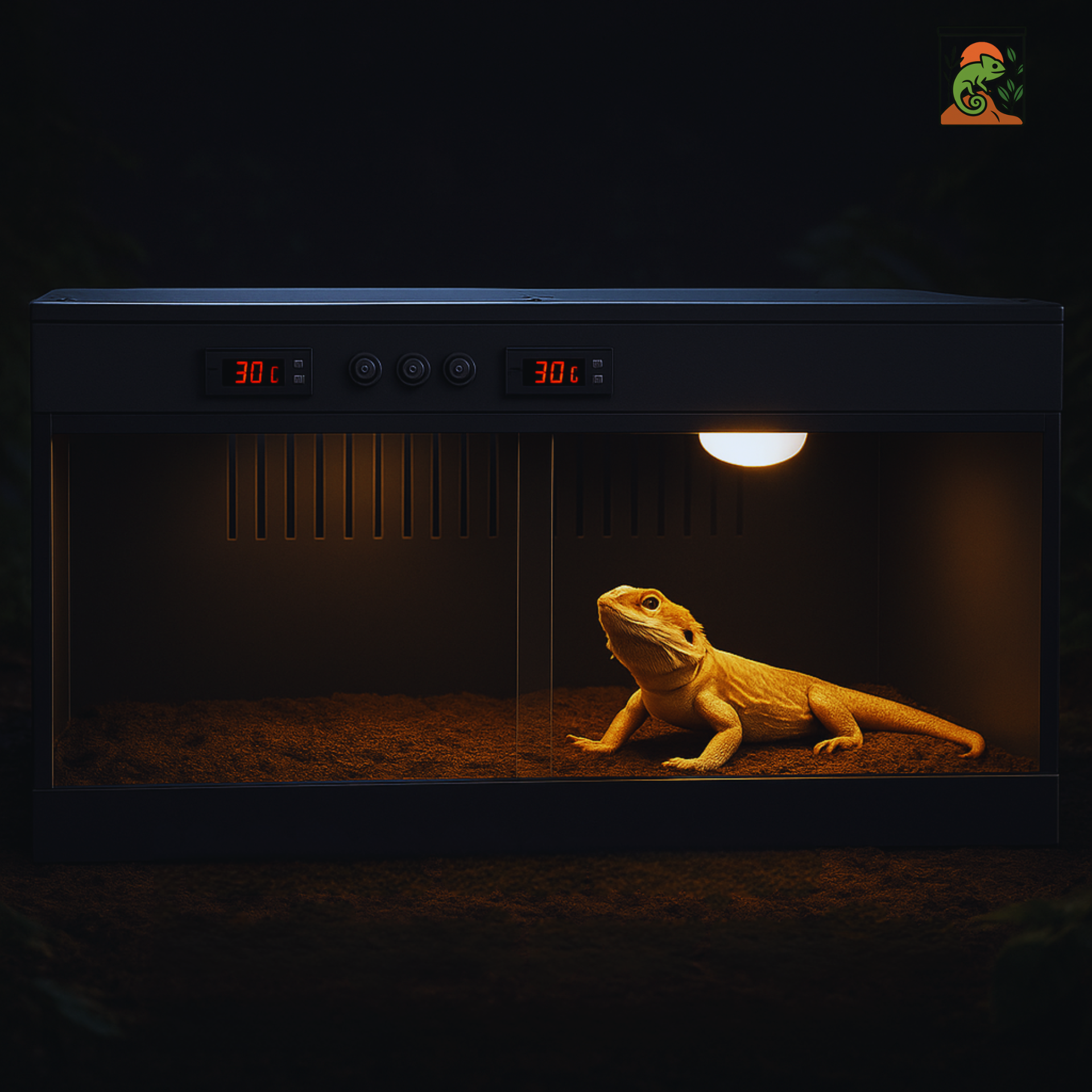 Terrarium en PVC noir 