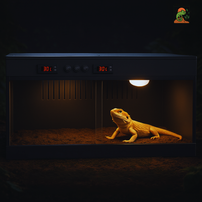 Terrarium en PVC noir 