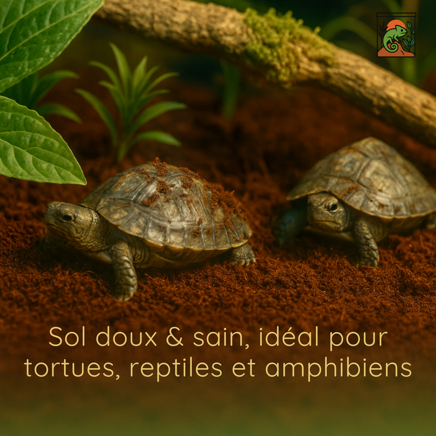 Coco Coir – Substrat en fibre naturelle de coco pour Terrarium 