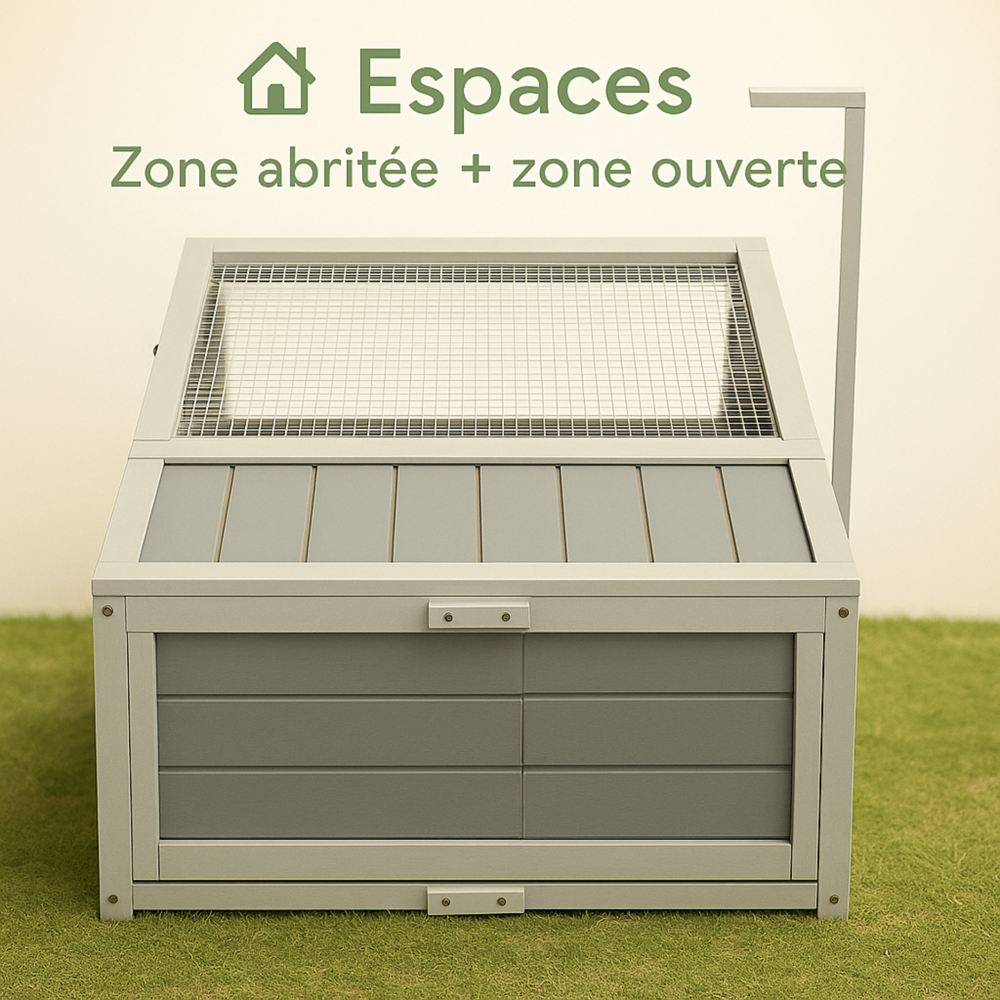 Terrarium Enclos en Bois, Sécurisé et Élégant pour Tortue 