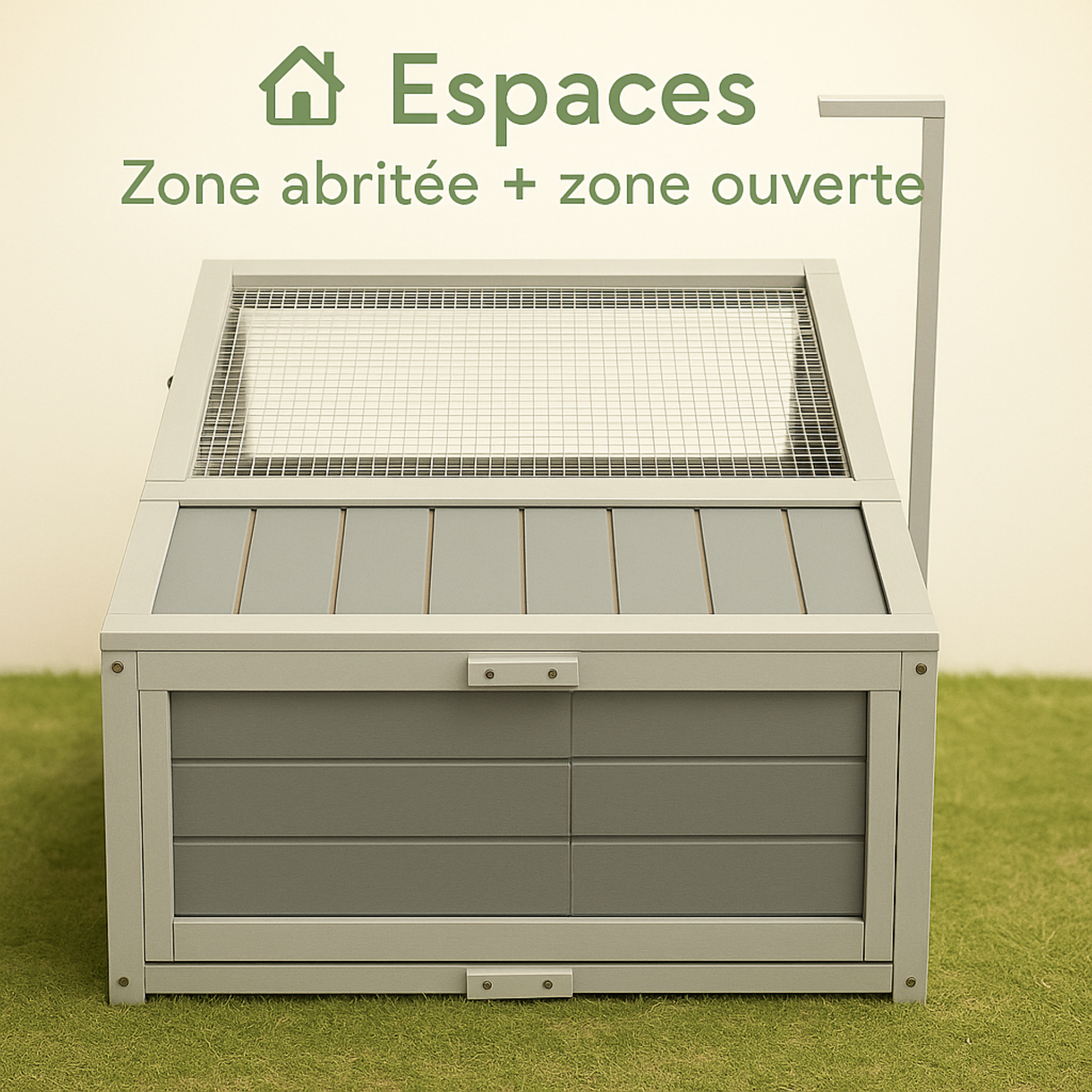 Terrarium Enclos en Bois, Sécurisé et Élégant pour Tortue 