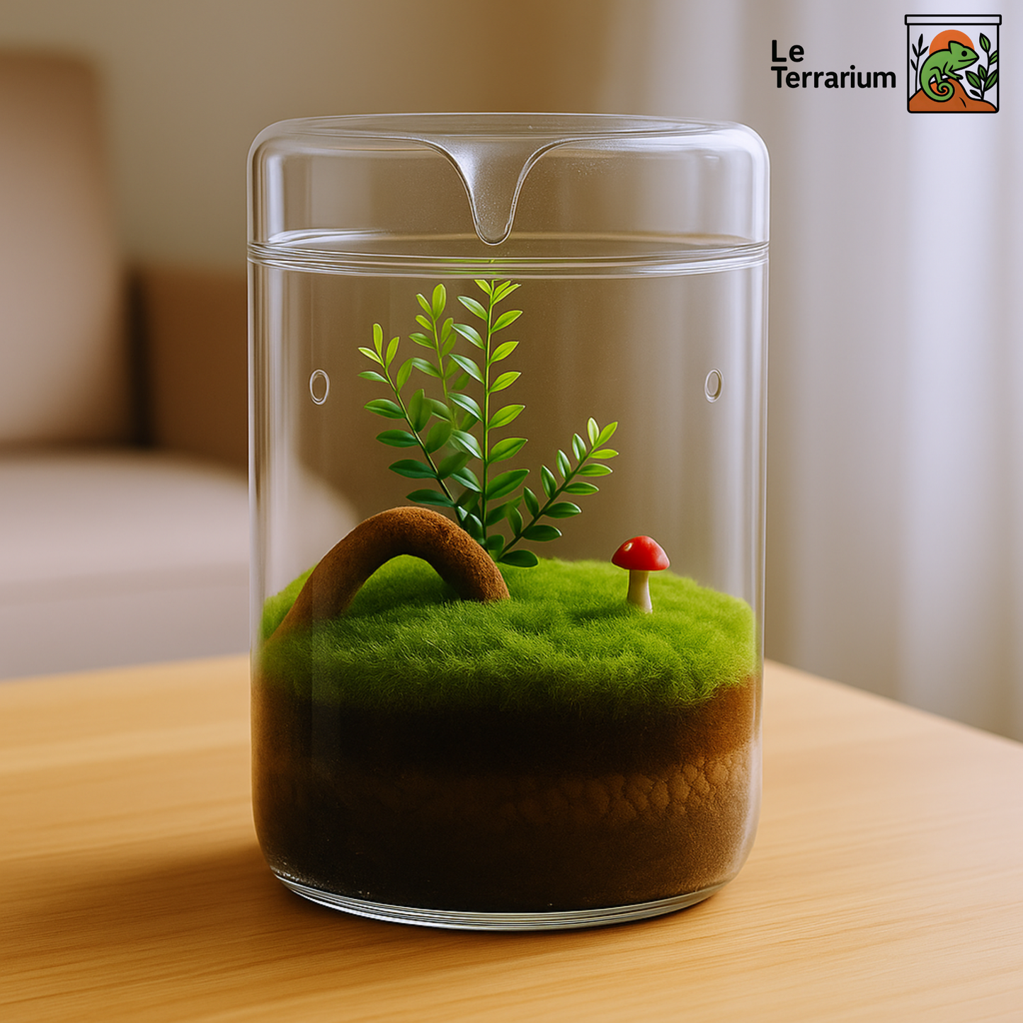 Terrarium Plante Végétal en Verre 