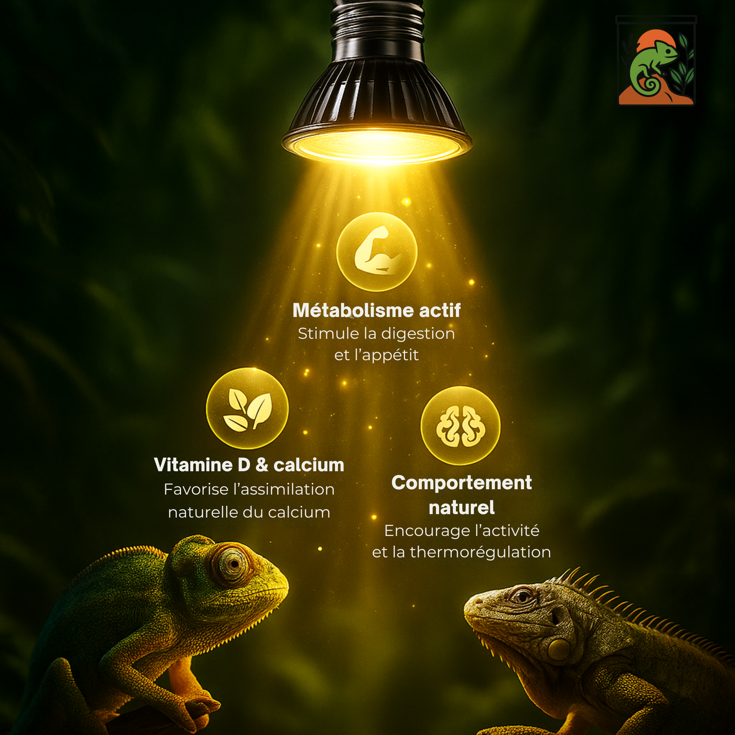 Ampoule UVA pour Terrarium 