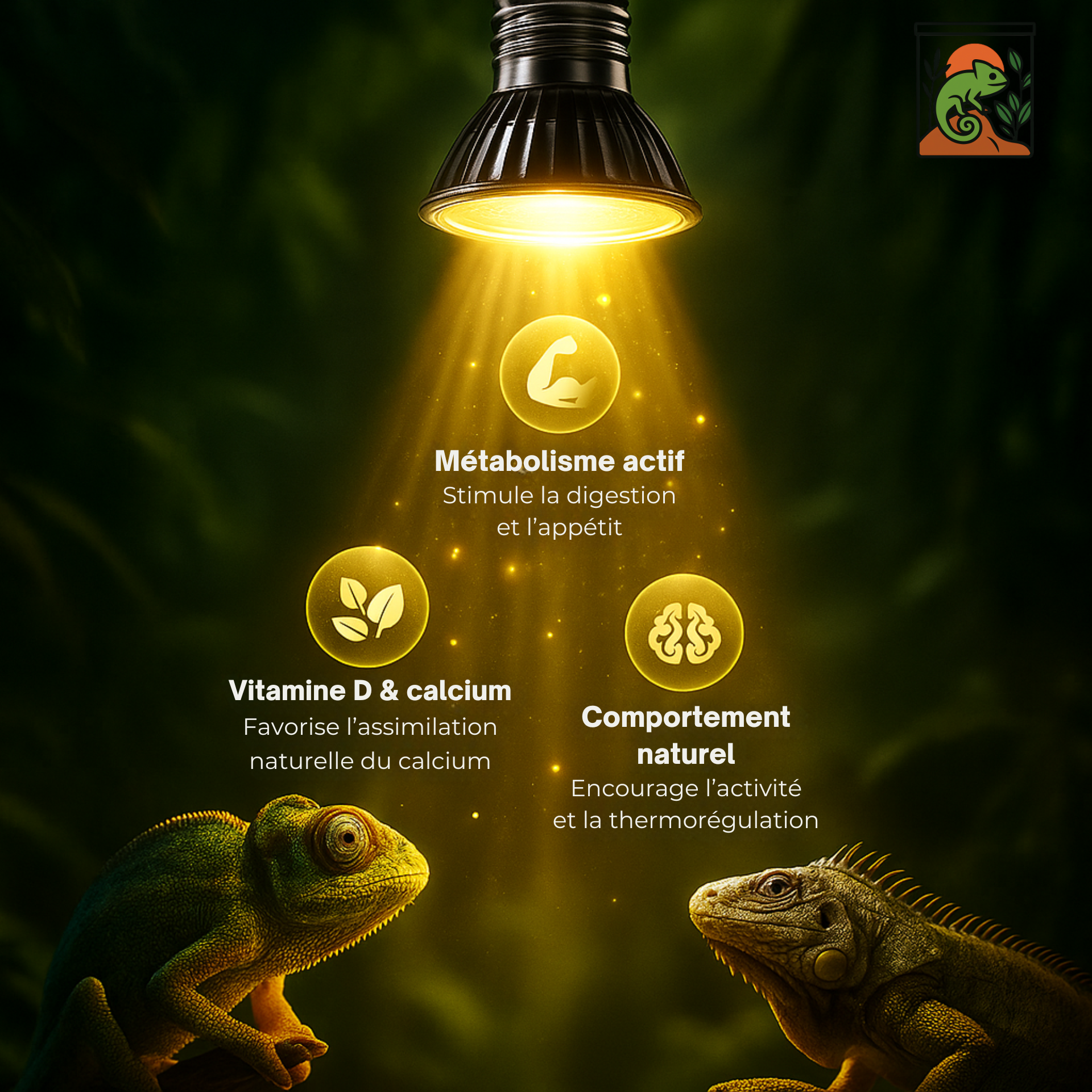 Ampoule UVA pour Terrarium 