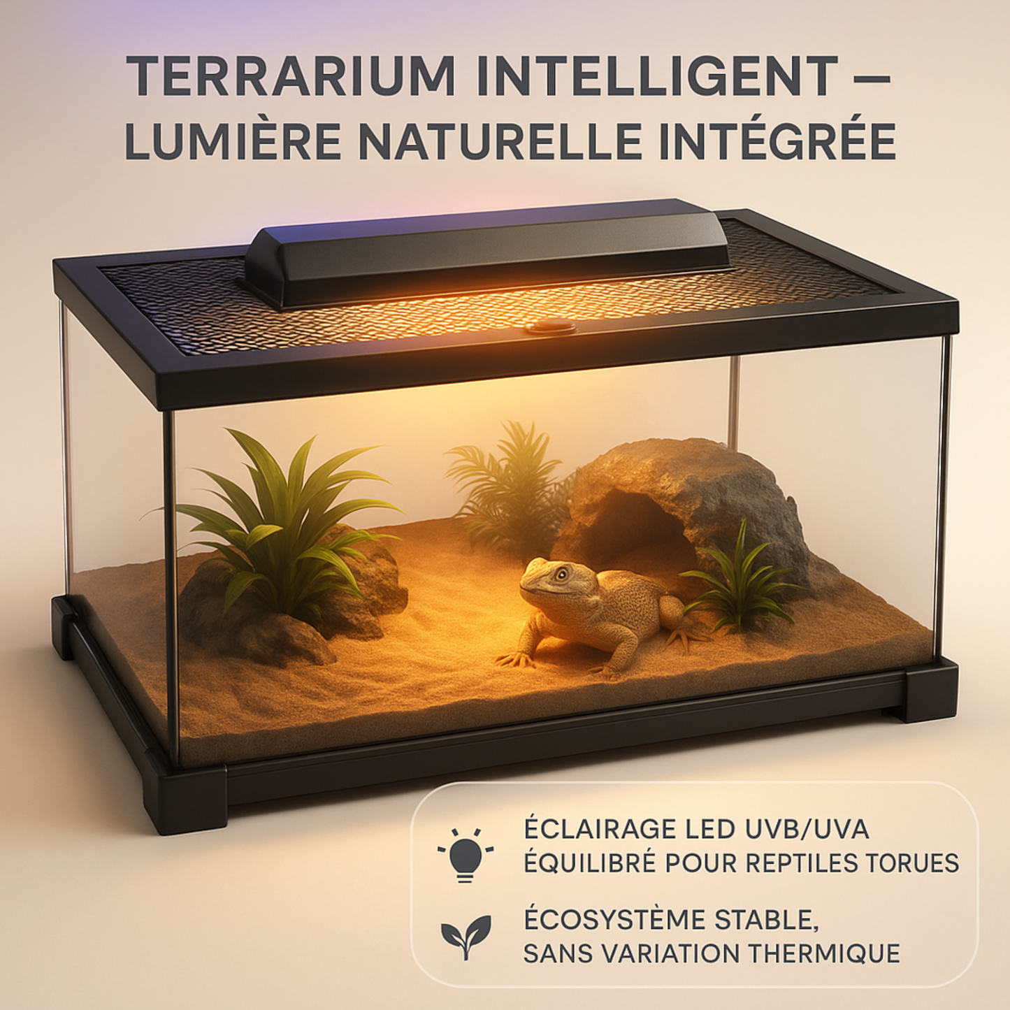 Lampe UVB 10.0 à Spectre Complet pour Terrarium 