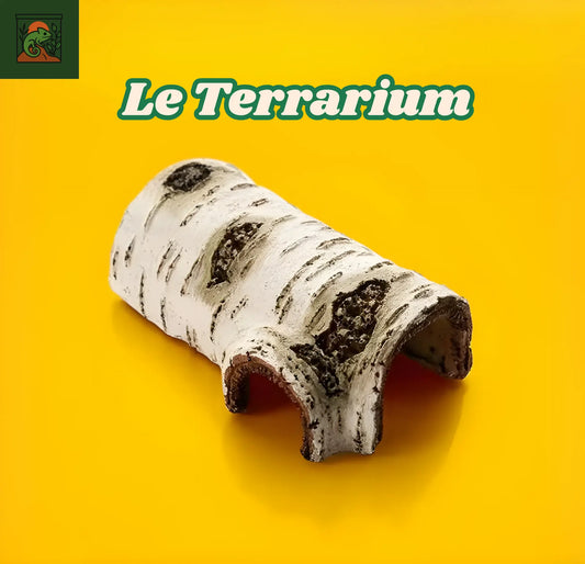 Abri Naturel pour Terrarium – Cachette Tronc de Bois 