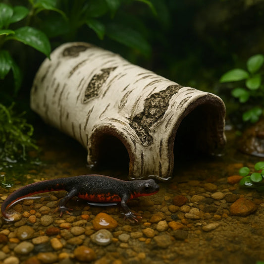 Abri Naturel pour Terrarium – Cachette Tronc de Bois 