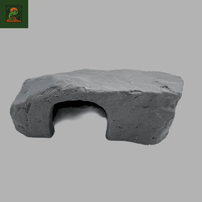 Accessoire Terrarium Reptile en Résine – Grotte avec Rampe et Plateforme - LeTerrarium