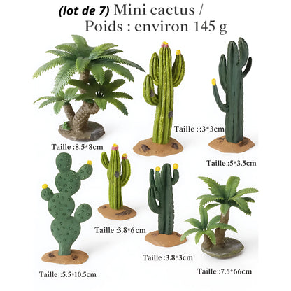 Accessoires pour Terrarium Miniatures en PVC 