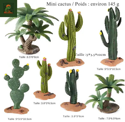 Accessoires pour Terrarium Miniatures en PVC 