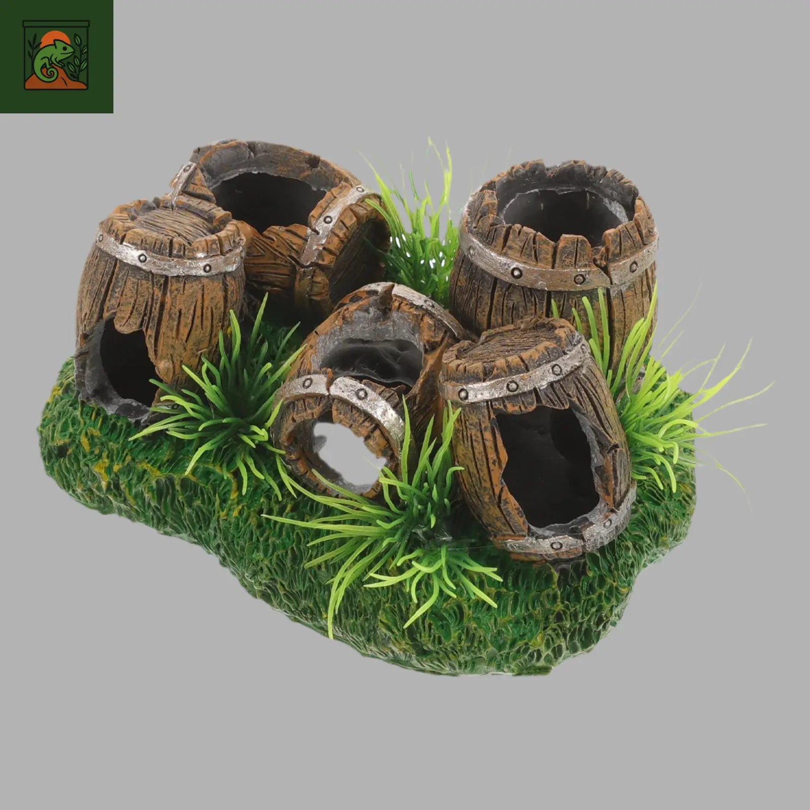 Baril décoratif - Cachette Naturelle pour Terrarium 