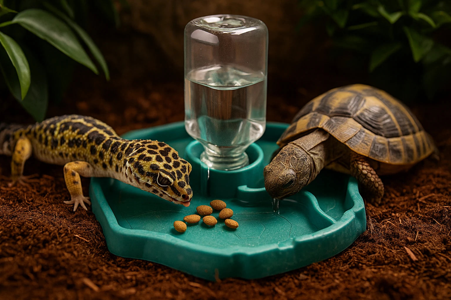 Bol d’Alimentation pour Reptiles et Amphibiens – Fontaine Moderne 