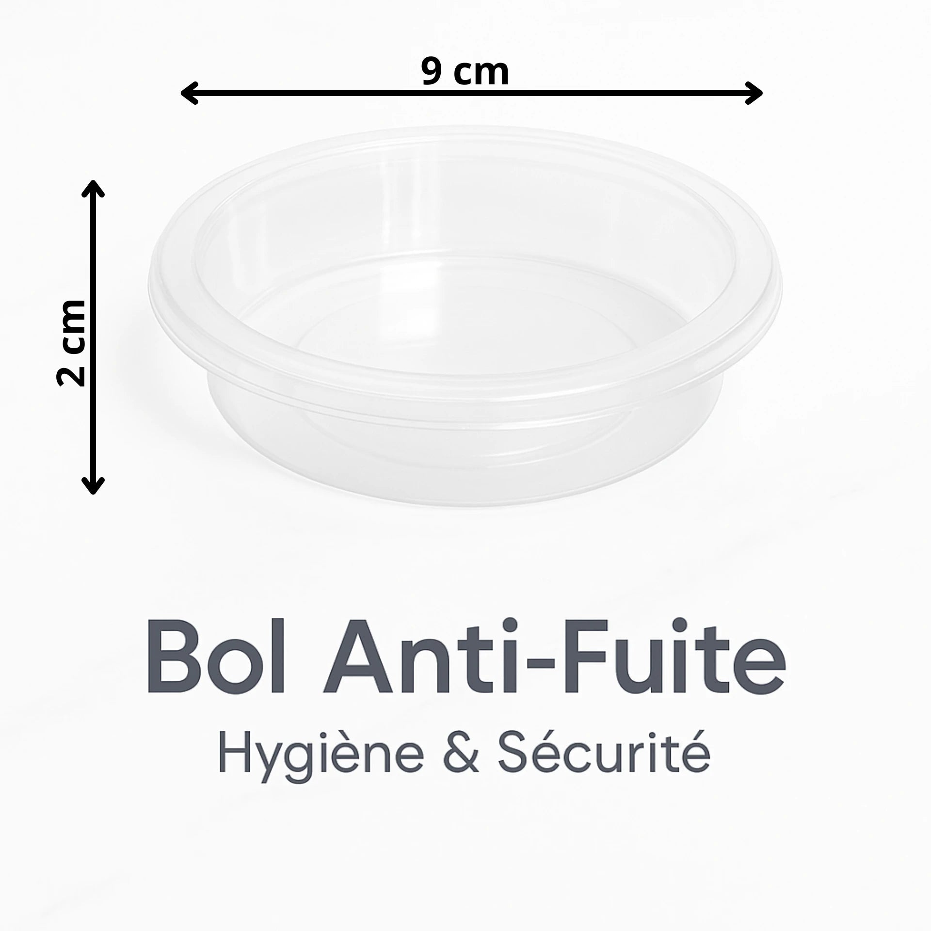Bol de Nourrissage Anti-Fuite pour Reptiles 