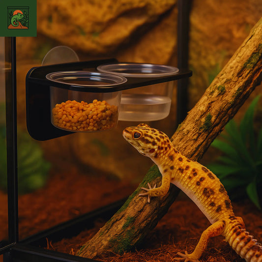 Bol de Nourriture pour Terrarium suspendu à ventouse 