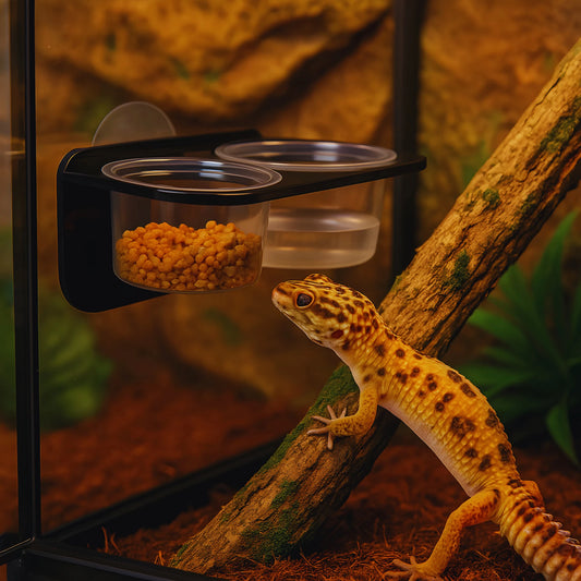 Bol de Nourriture pour Terrarium suspendu à ventouse 