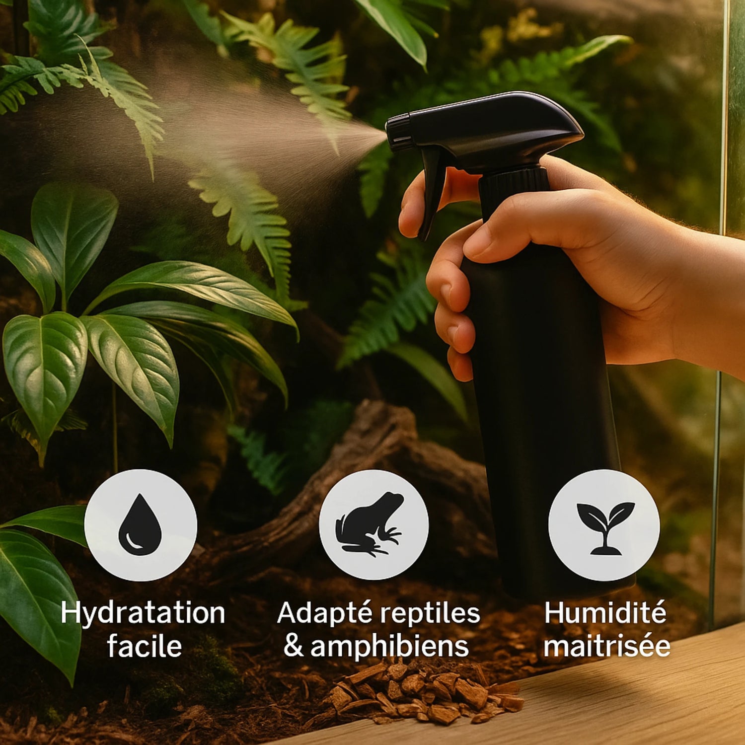 Bouteille de Pulvérisation pour Terrarium 
