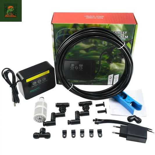 Système de pulvérisation Intelligent pour reptiles, brumisateur, humidificateur de Terrarium, minuterie électronique, brume automatique, Kit de forêt de pluie, arroseur de contrôle 