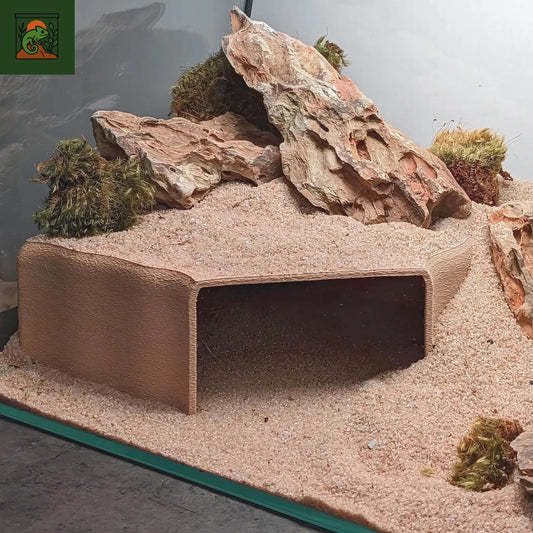 Cachette de Grotte Souterraine pour Terrarium 
