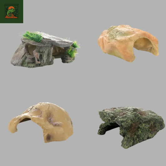 Cachette pour Reptiles & Tortues – Résine Naturelle Haute Qualité - LeTerrarium
