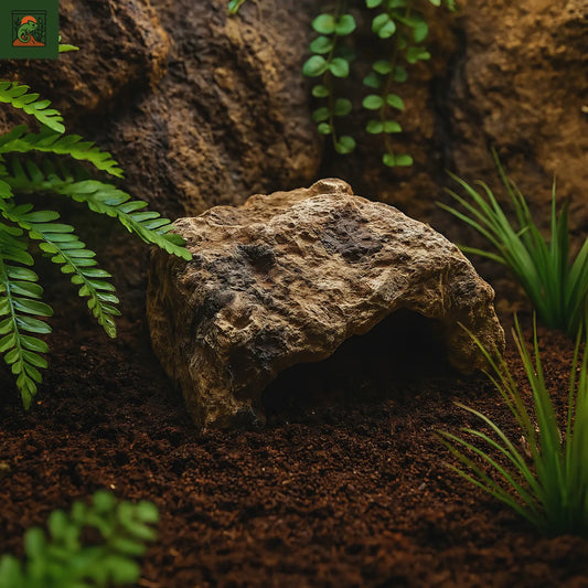 Cachette spéciale pour Terrarium – Grotte en Résine Réaliste 