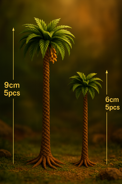 Mini Palmiers Artificiels pour Terrarium – Décor Tropical 