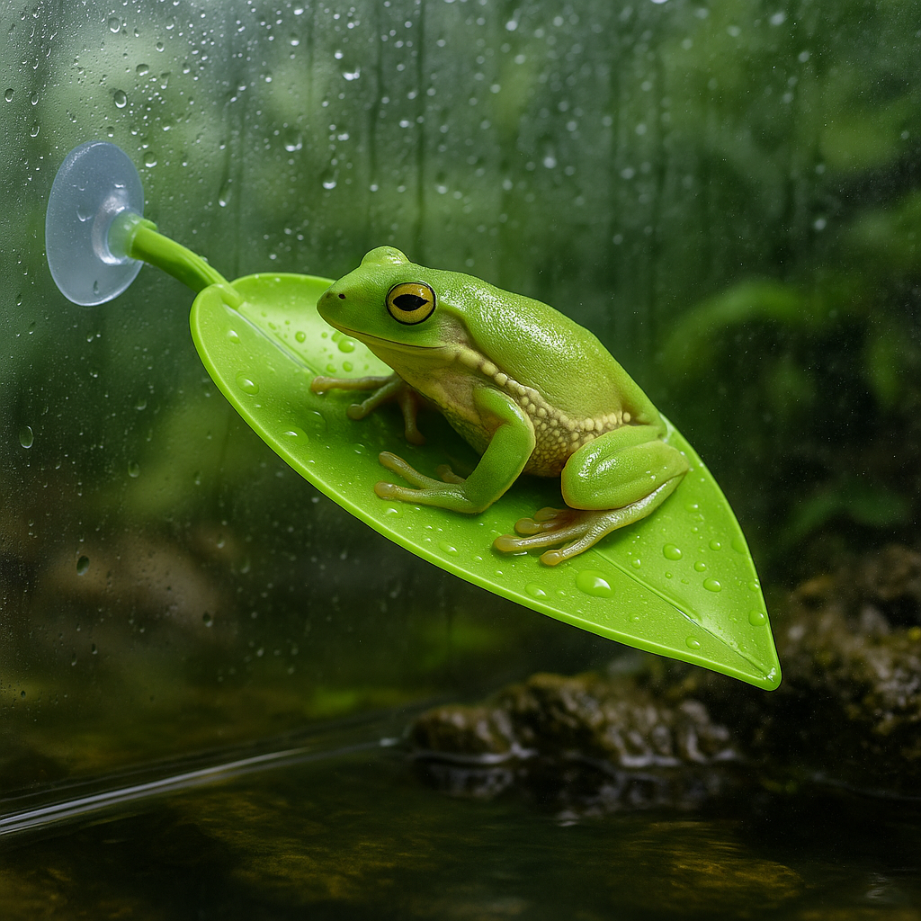 Feuille Ventouse pour Terrarium – Repos & Cachette Reptiles 