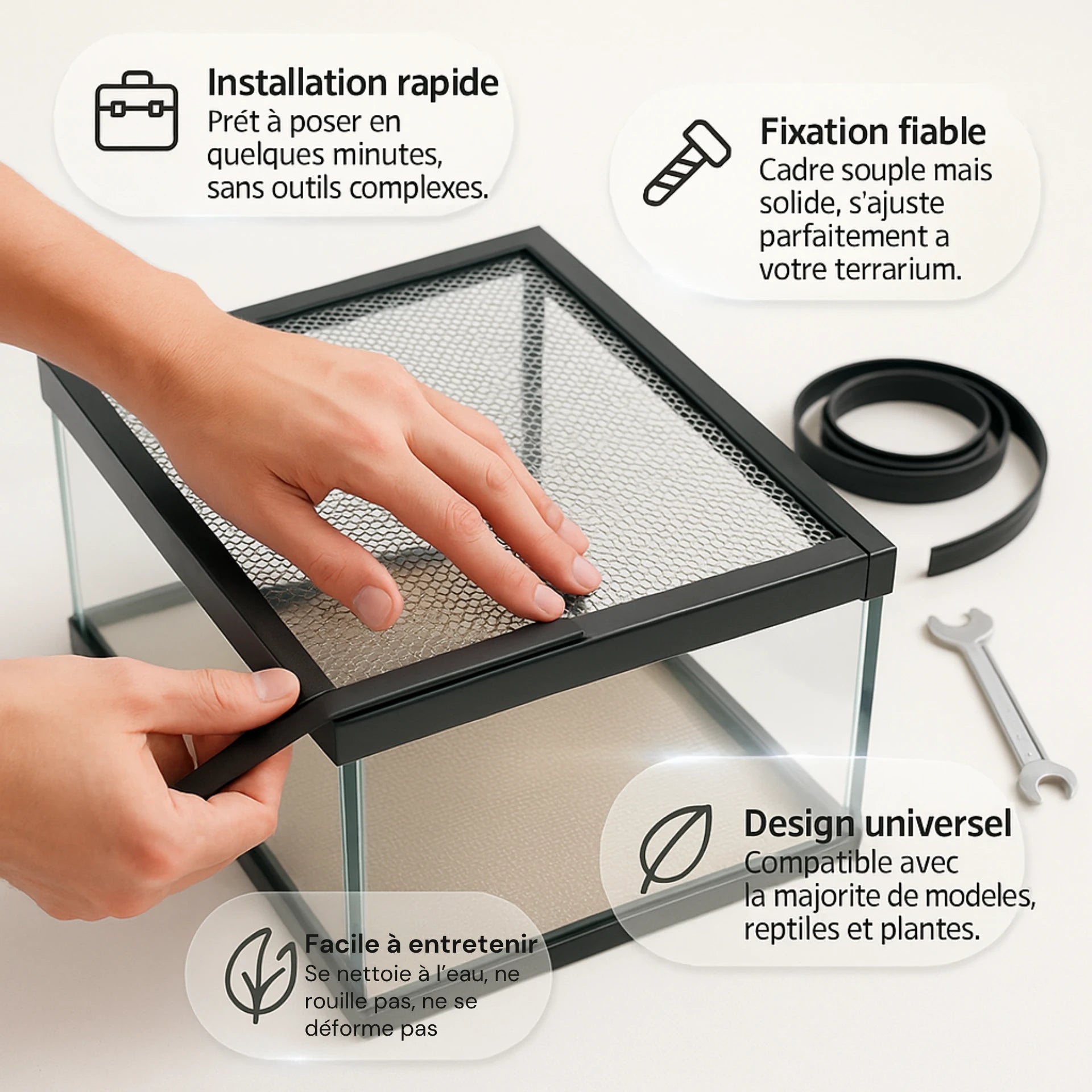 Couvercle pour Terrarium 