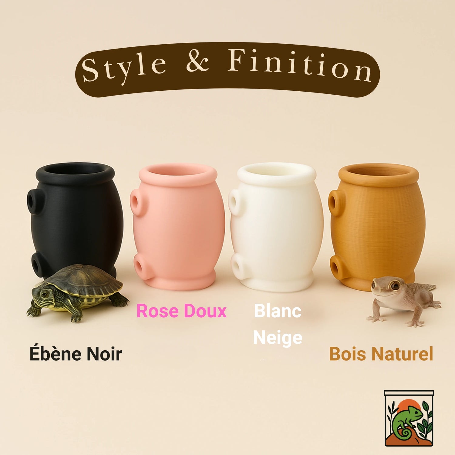 Décoration de Grotte pour Terrarium 