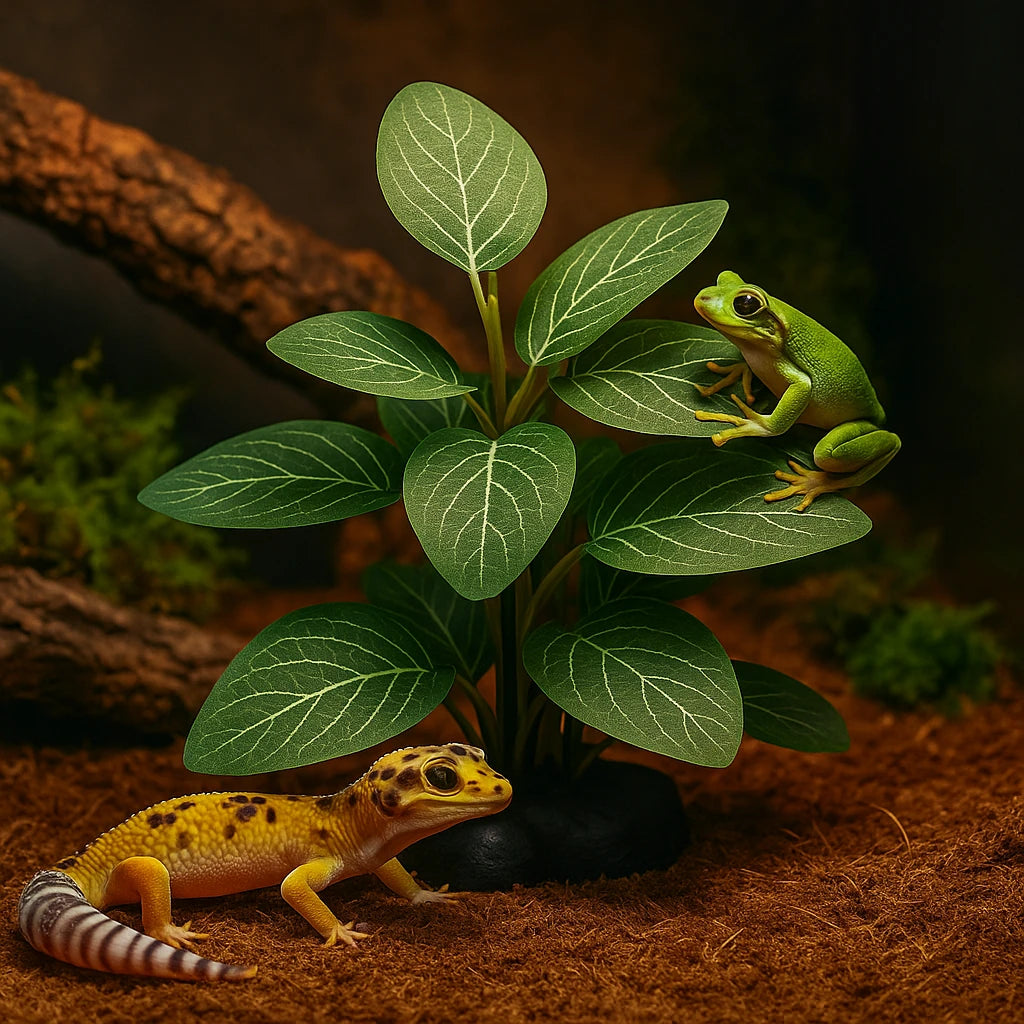 Décoration de Plante Terrarium – Feuillage Tropical Vert 