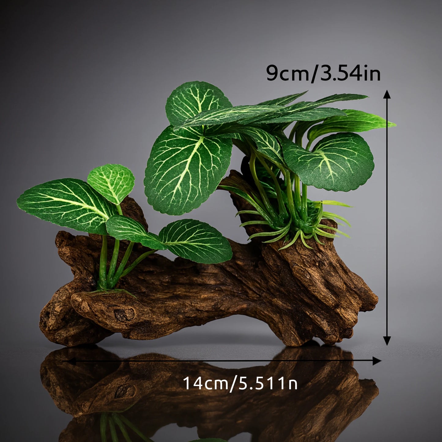 Décoration de Plante Terrarium – Feuillage Tropical Vert 
