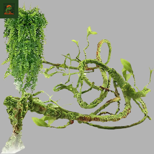 Feuilles de Vigne Suspendues pour Terrarium  – Décor Jungle 