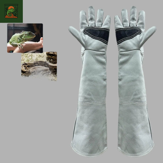 Gants de Protection Anti-Morsure en Cuir 
