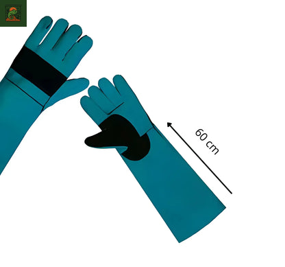 Gants de Protection Anti-Morsure en Cuir pour Terrarium 
