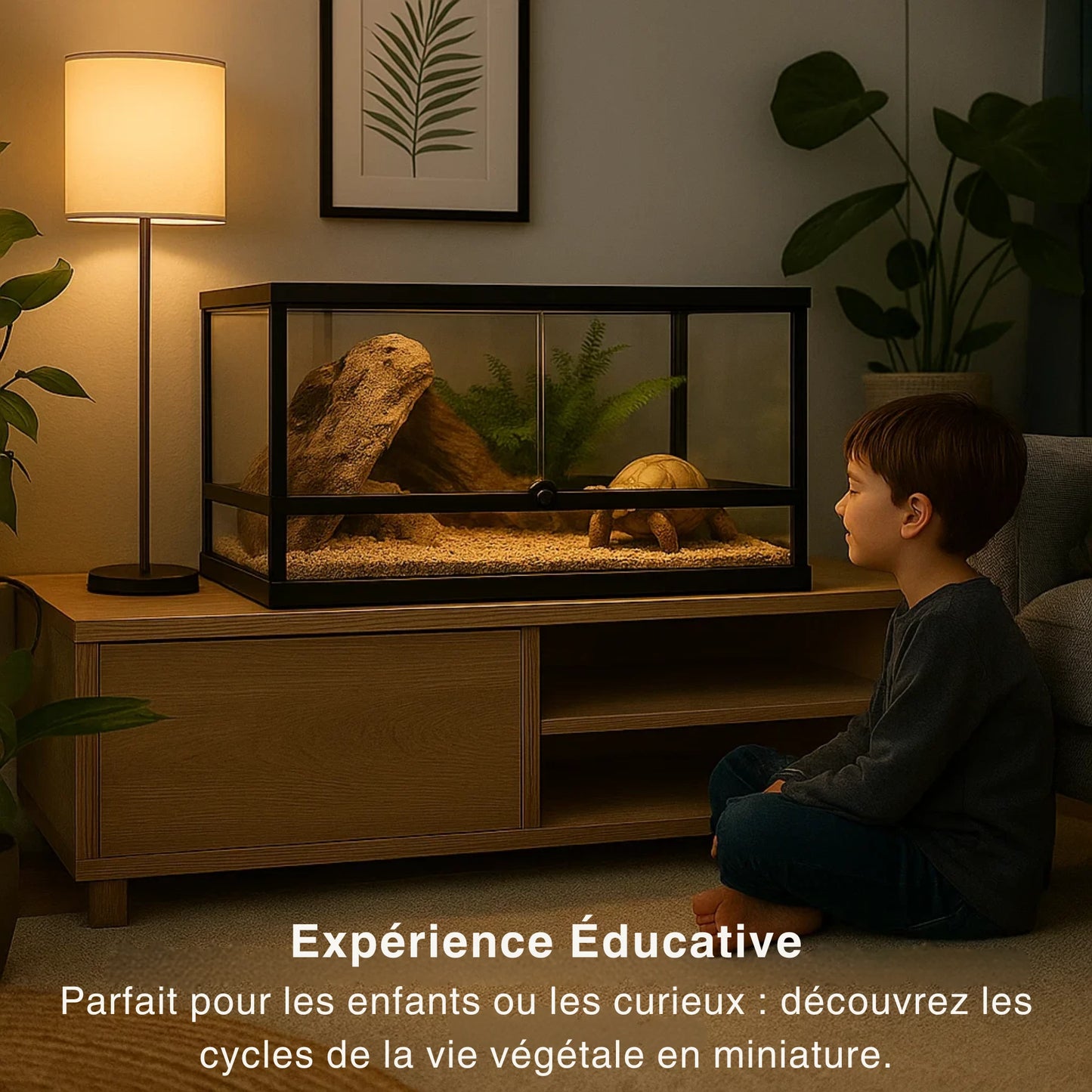 Grand Terrarium en verre 