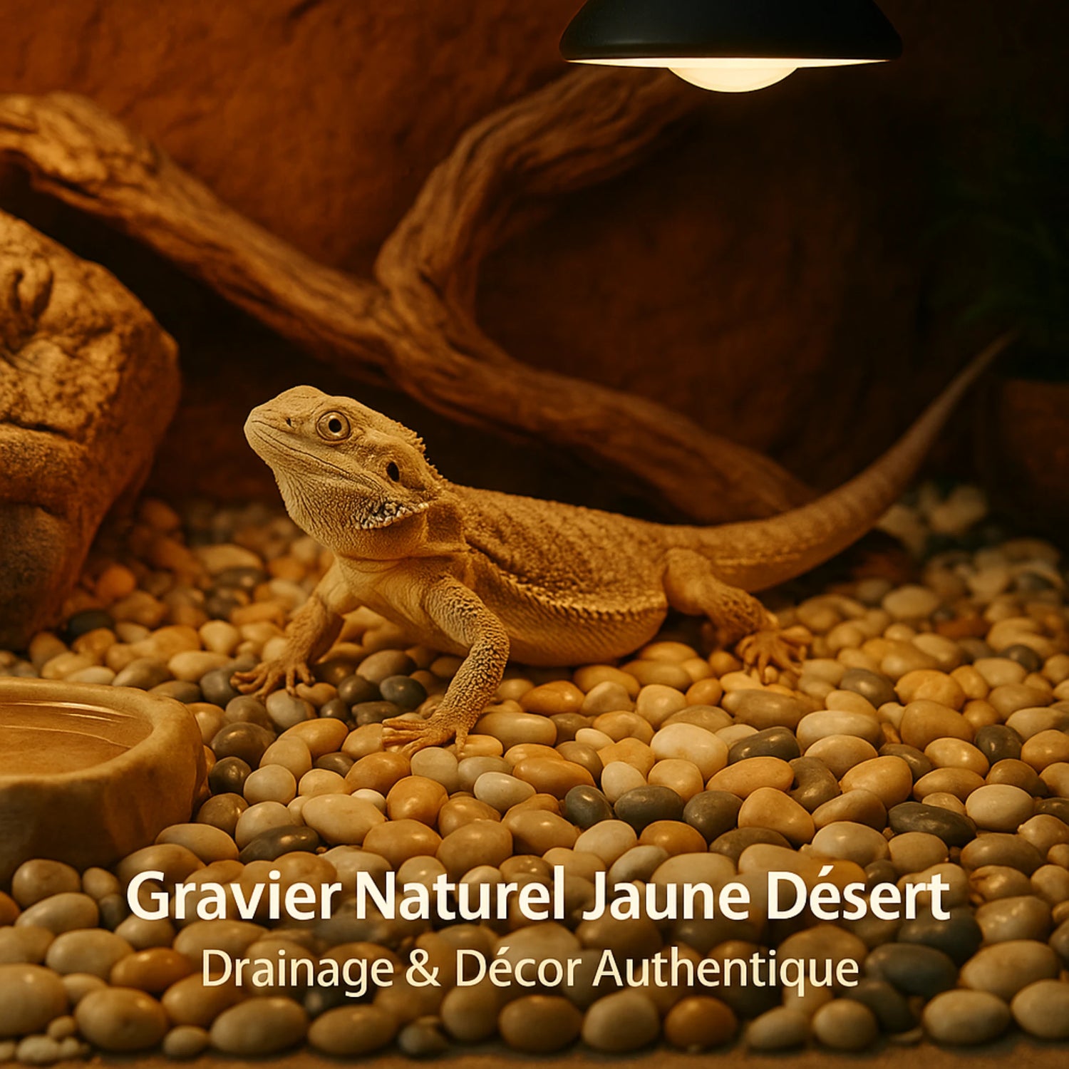Gravier Naturel pour Terrarium 