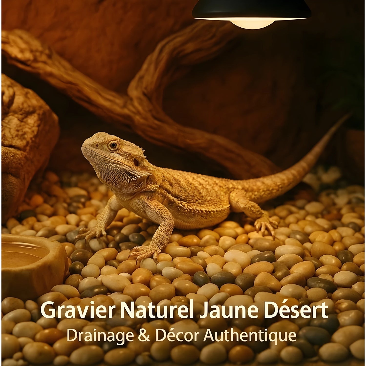 Gravier Naturel pour Terrarium 