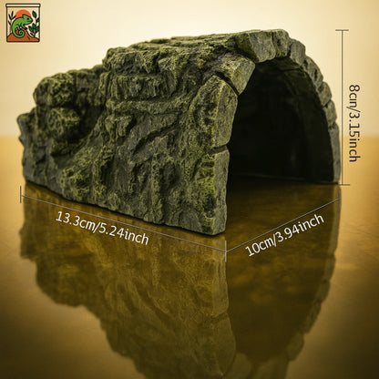 Grotte en Résine pour Terrarium – Cachette Roche Naturelle 