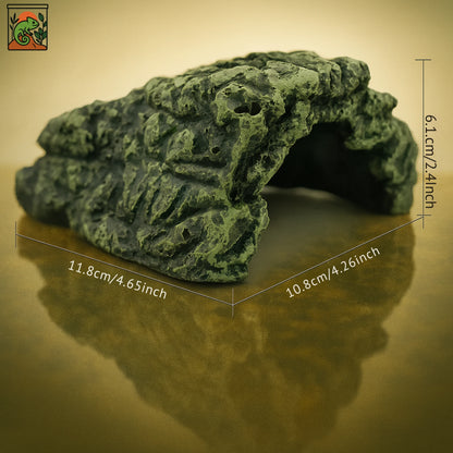 Grotte en Résine pour Terrarium – Cachette Roche Naturelle 