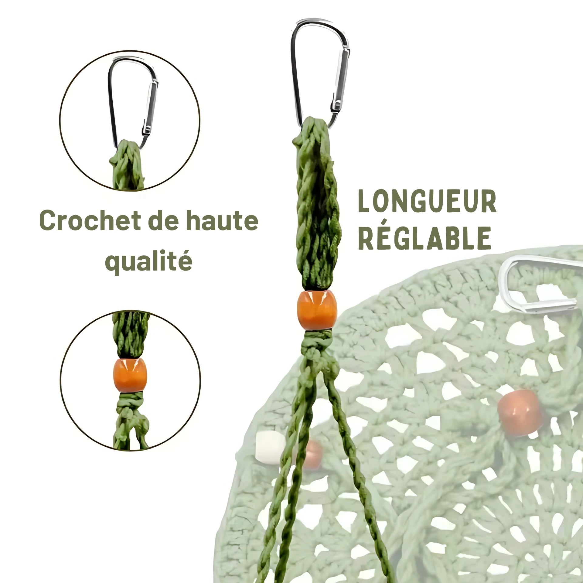 Hamac Suspendu a terrarium en Coton pour Reptiles 