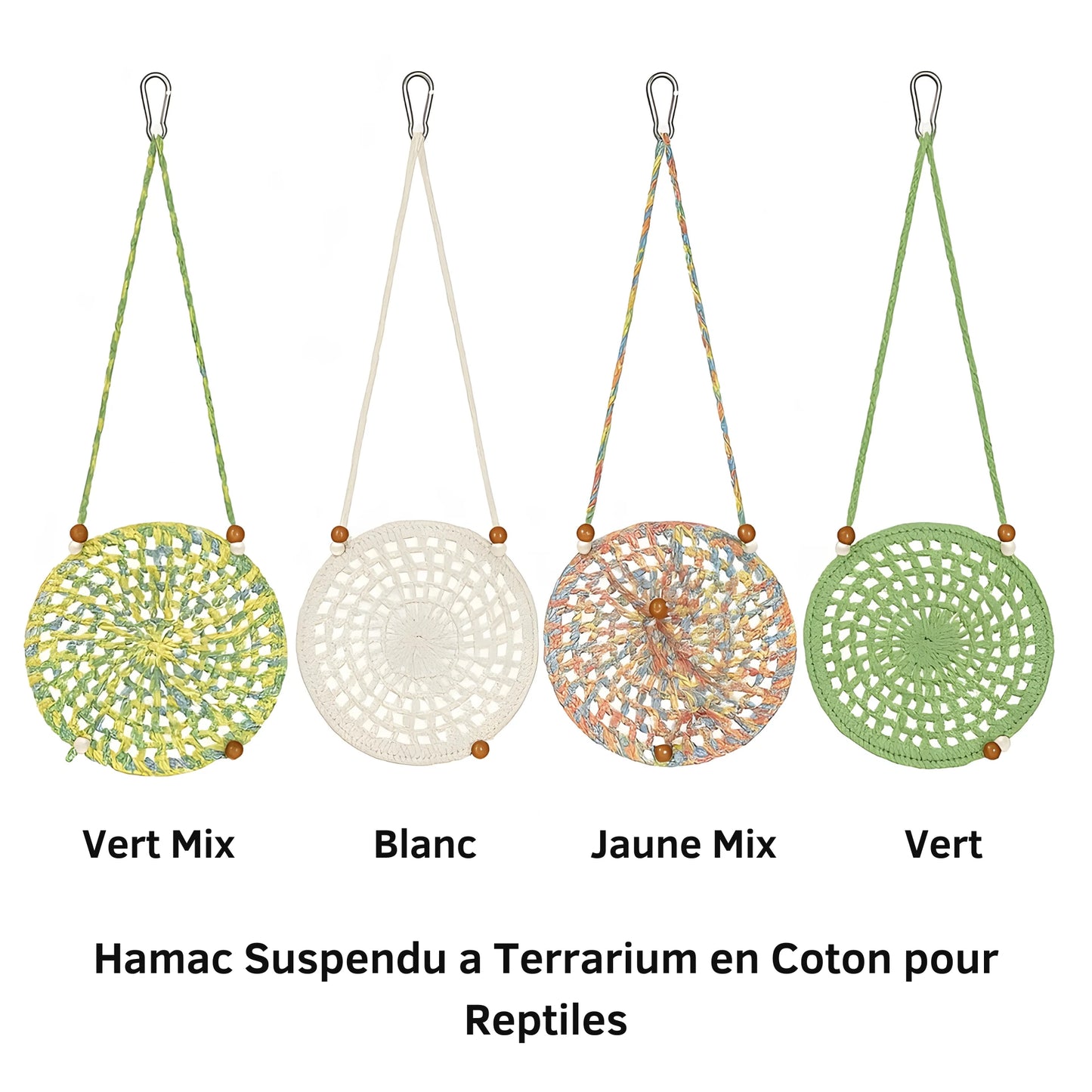 Hamac Suspendu a terrarium en Coton pour Reptiles 