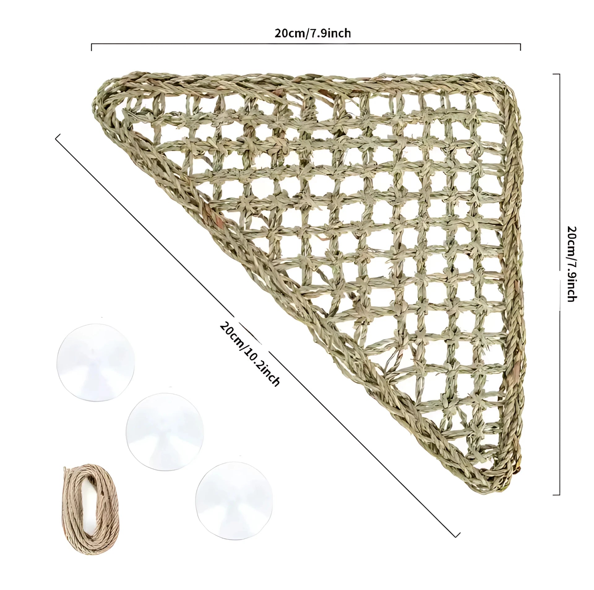 Hamac pour Reptile Ultra-Confort – Fibres Naturelles & Ventouses 
