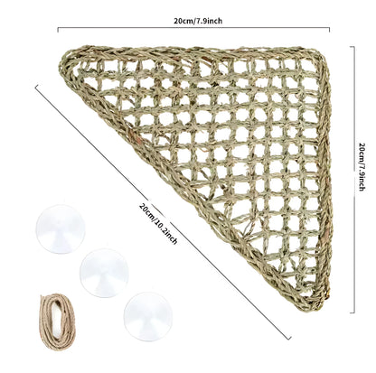 Hamac pour Reptile Ultra-Confort – Fibres Naturelles & Ventouses 