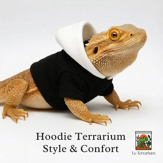 Hoodie en Flanelle pour Lézard 